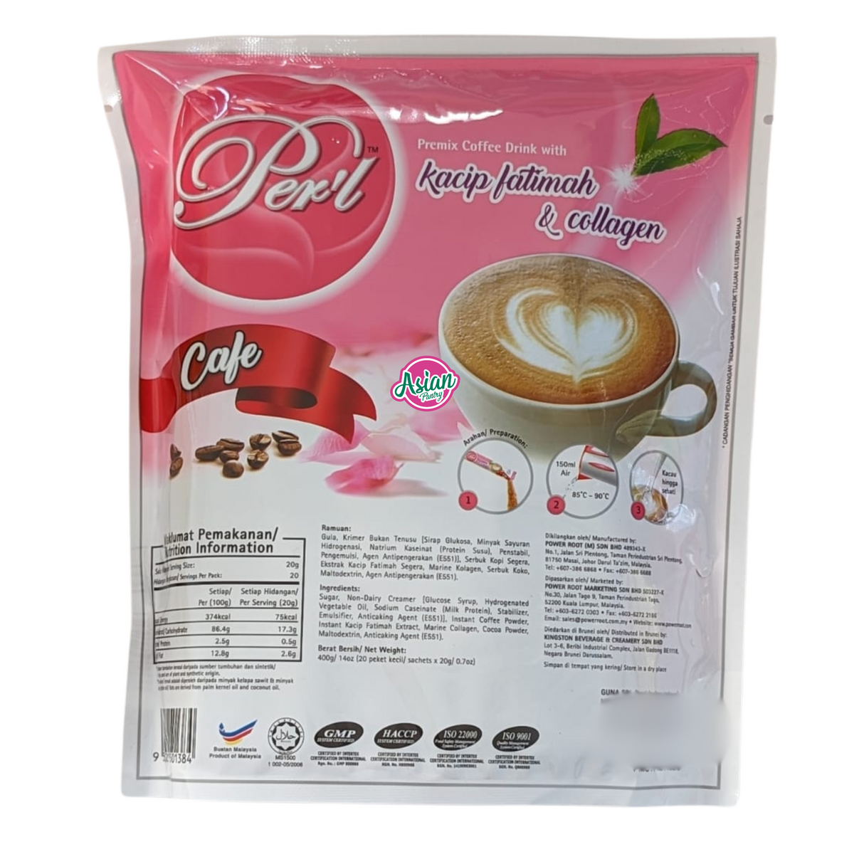 Kopi Kolagen Poweroot Perl Cafe 400g