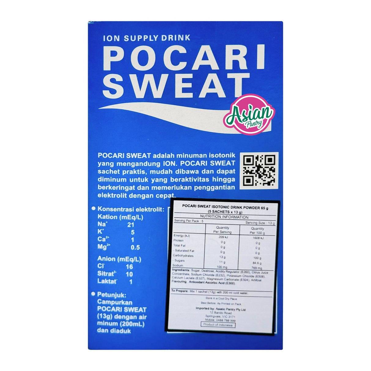 Pocari Sweat Isotonic Supply Drink Powder (13g * 5sachets)
