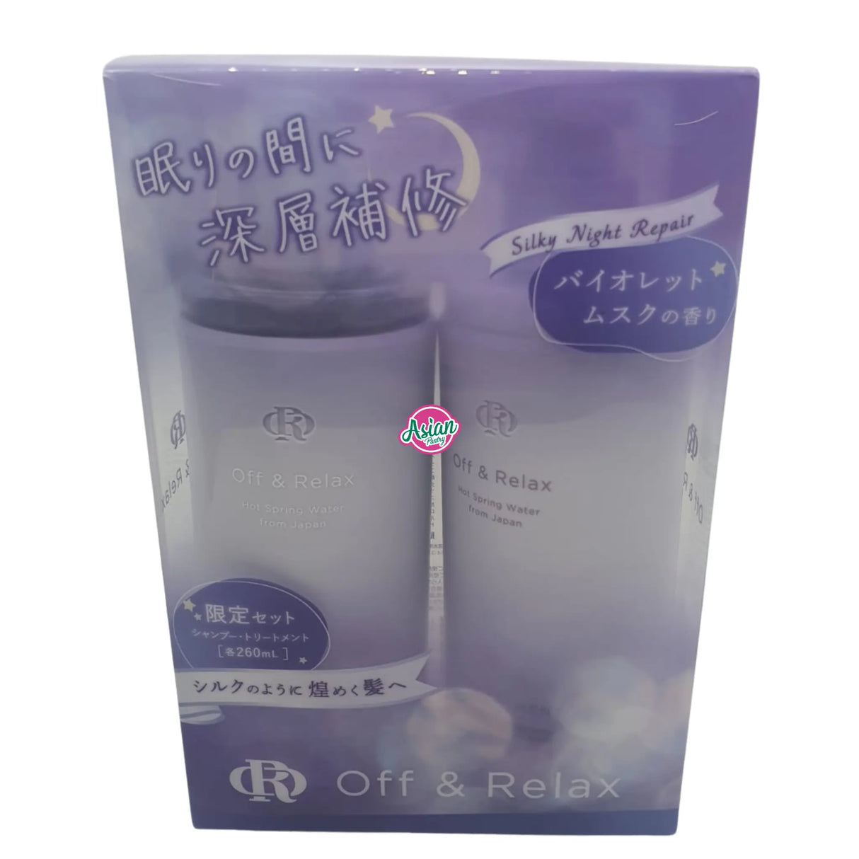 Set Syampu dan Perapi Off&Relax Pembaikan Malam 520g