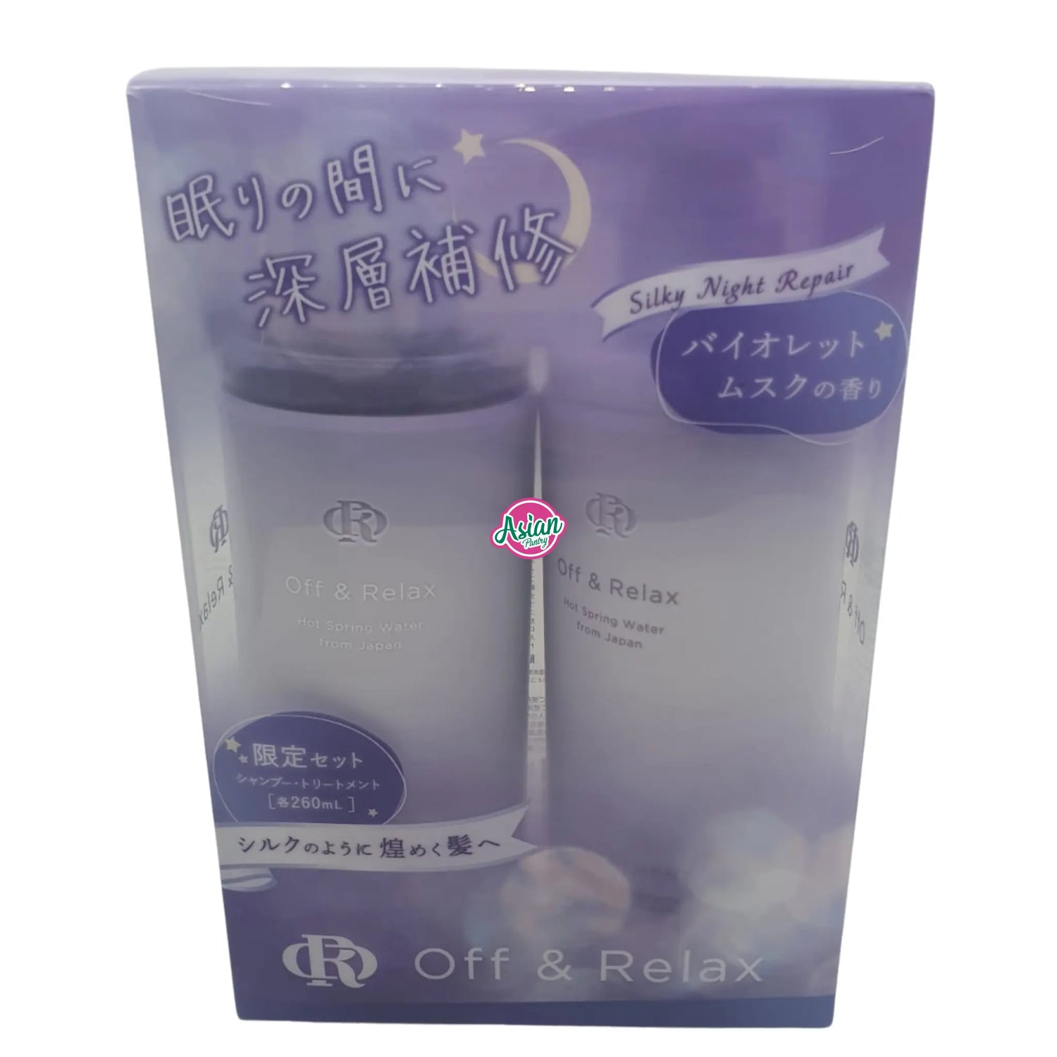 Set Syampu dan Perapi Off&Relax Pembaikan Malam 520g