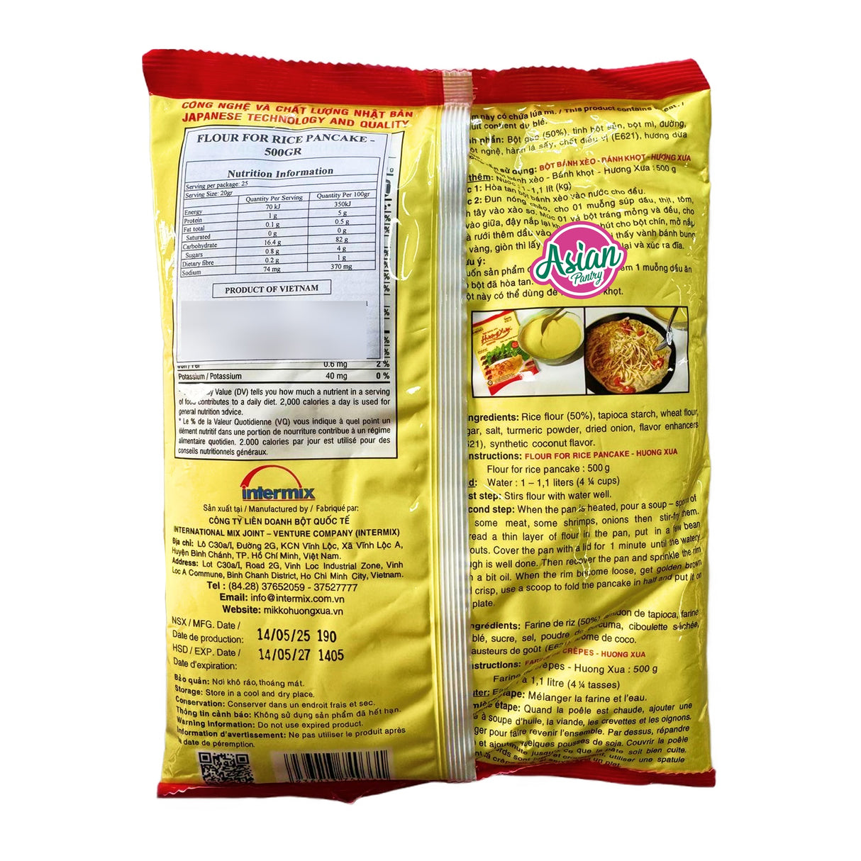 MIKKO Banh Xeo Rice Pancake Flour 500g