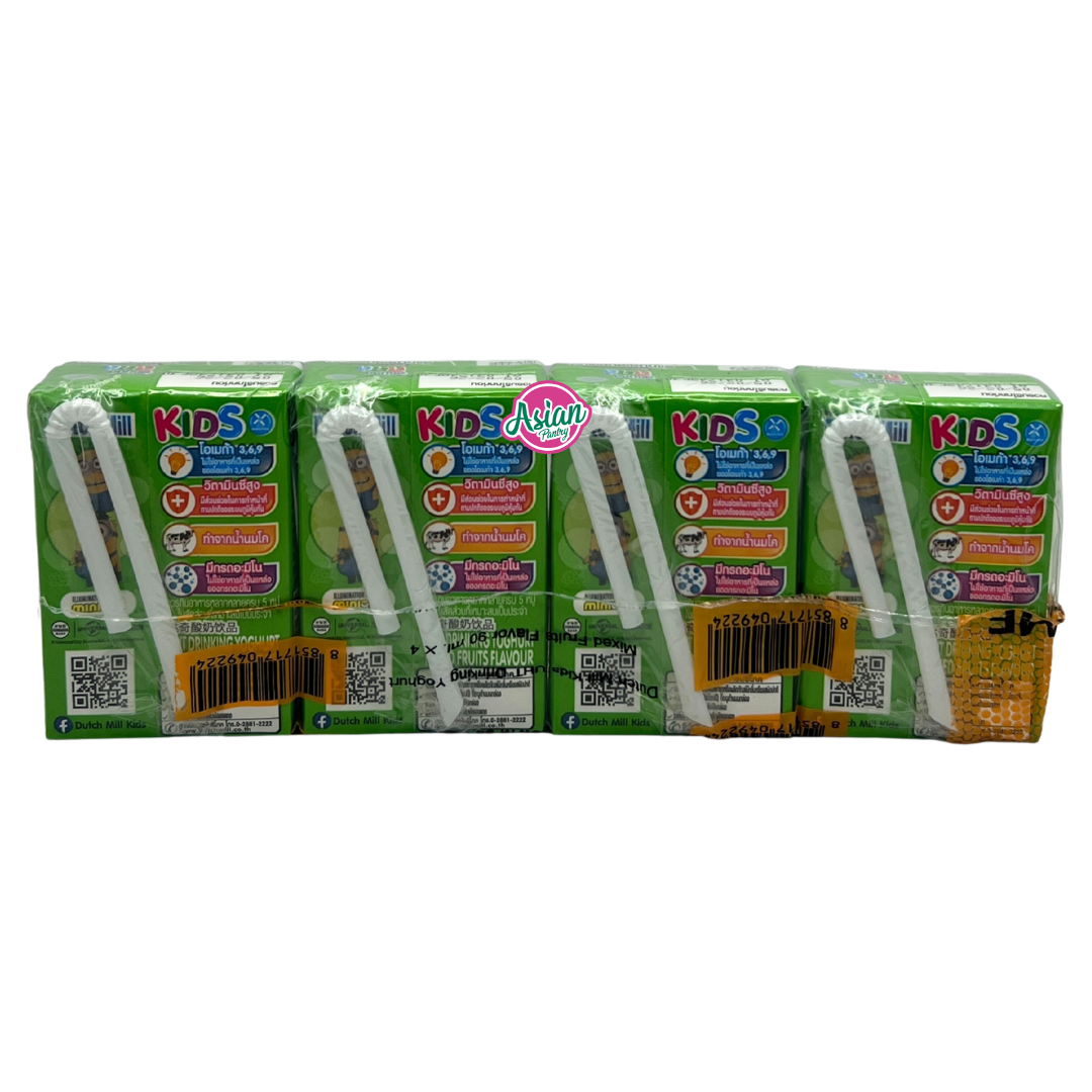 Dutch Mill Kids Yoghurt Mixed Berry Flavour 4 Pack 360ml