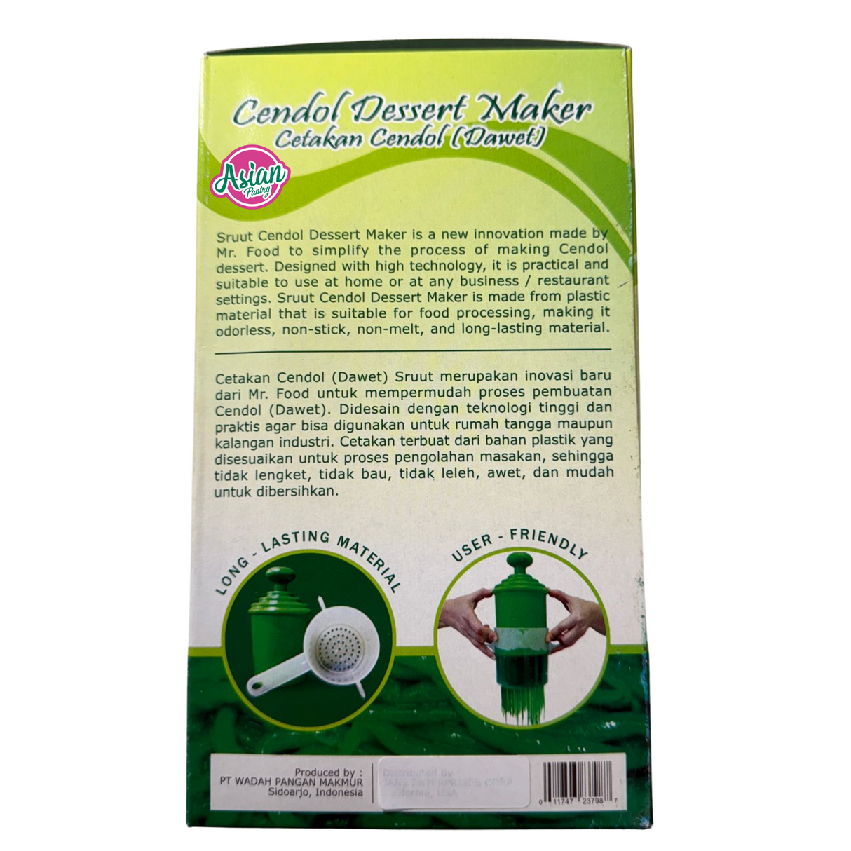 Sruut Cendol Dessert Maker 364g