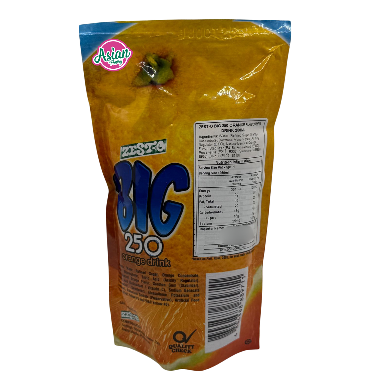 Minuman Oren Besar Zesto 250ml