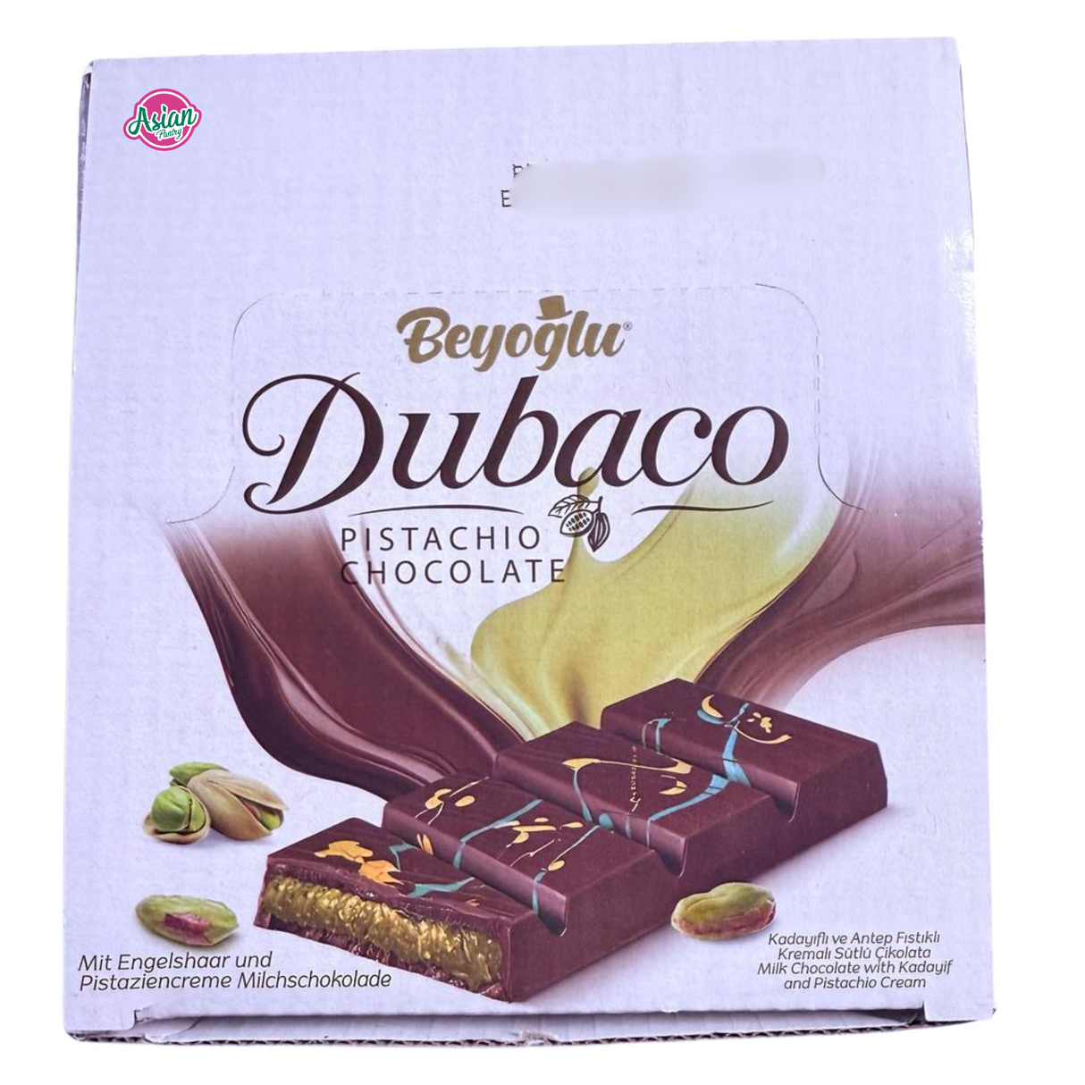 Beyoglu Dubaco Dubai Pistachio Coklat 95g