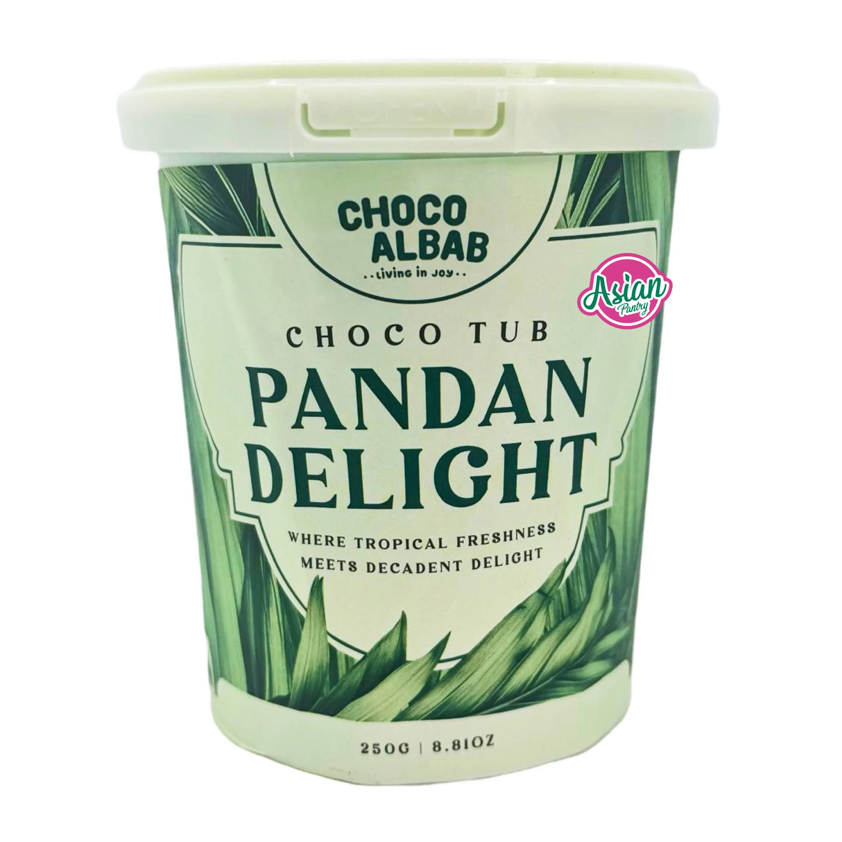 Choco Albab Pandan Delight Choco Tub 250g
