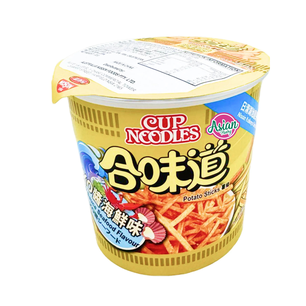 Nissin Cup Noodles XO Sauce Seafood Flavour Potato Stick Cup 35g