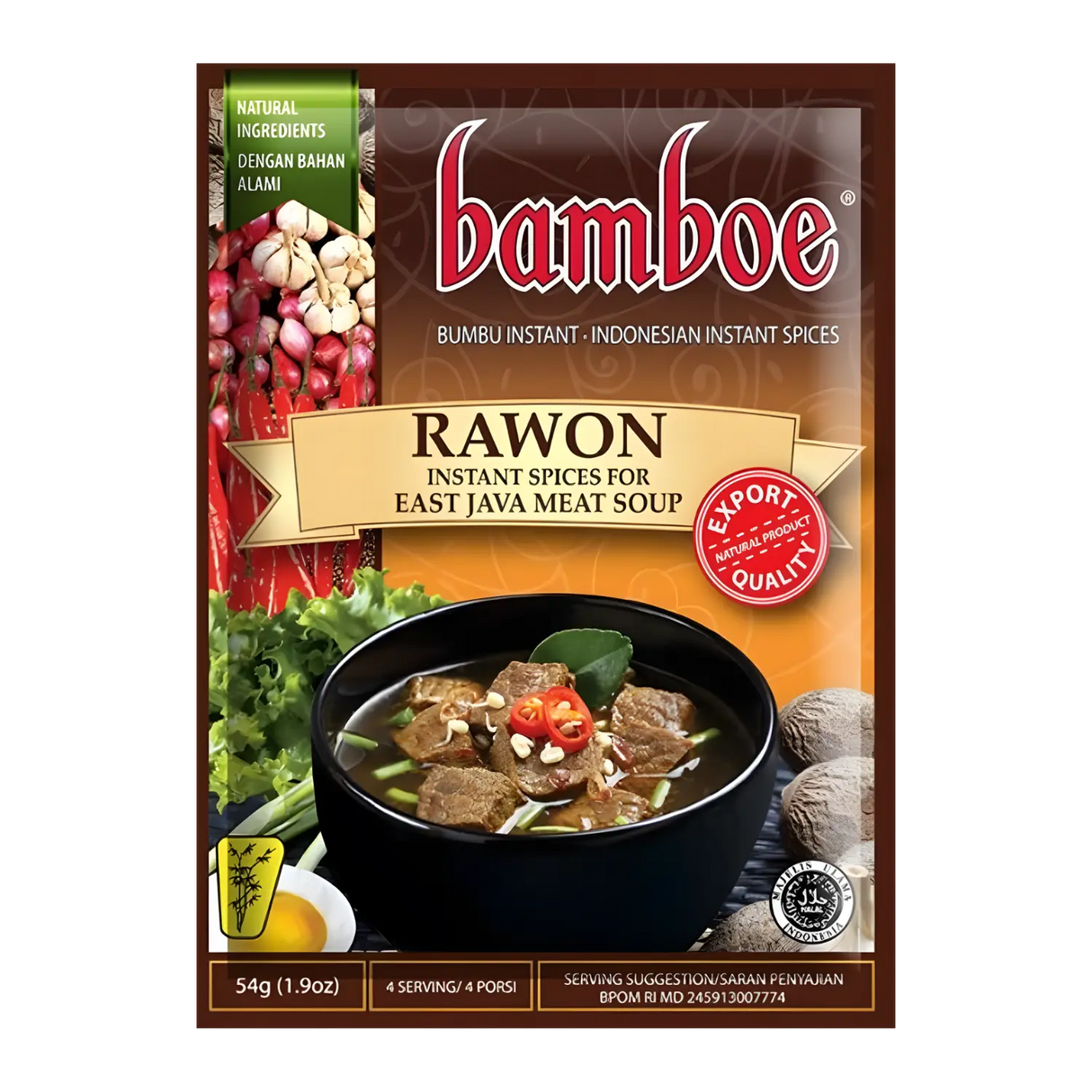 Bamboe Rawon 香料混合物 54g