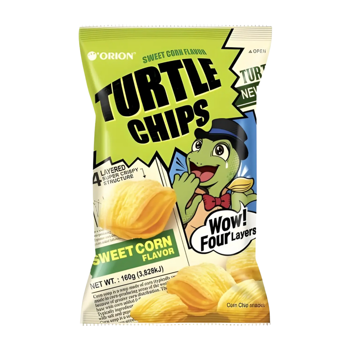 好丽友龟牌甜玉米片 160g