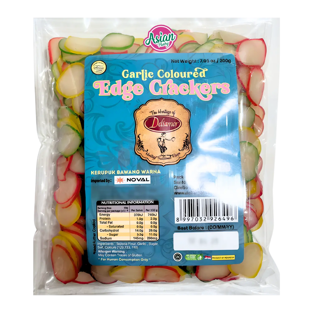 Deliamor 彩色边缘生蒜饼干 200g