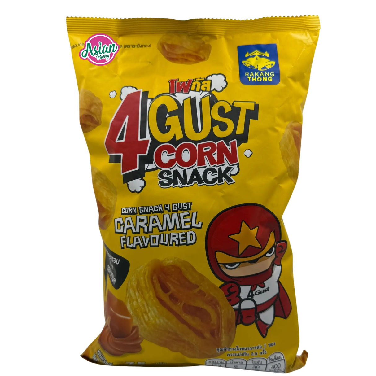 Rakang Thong Corn Snack Caramel Flavoured 75g