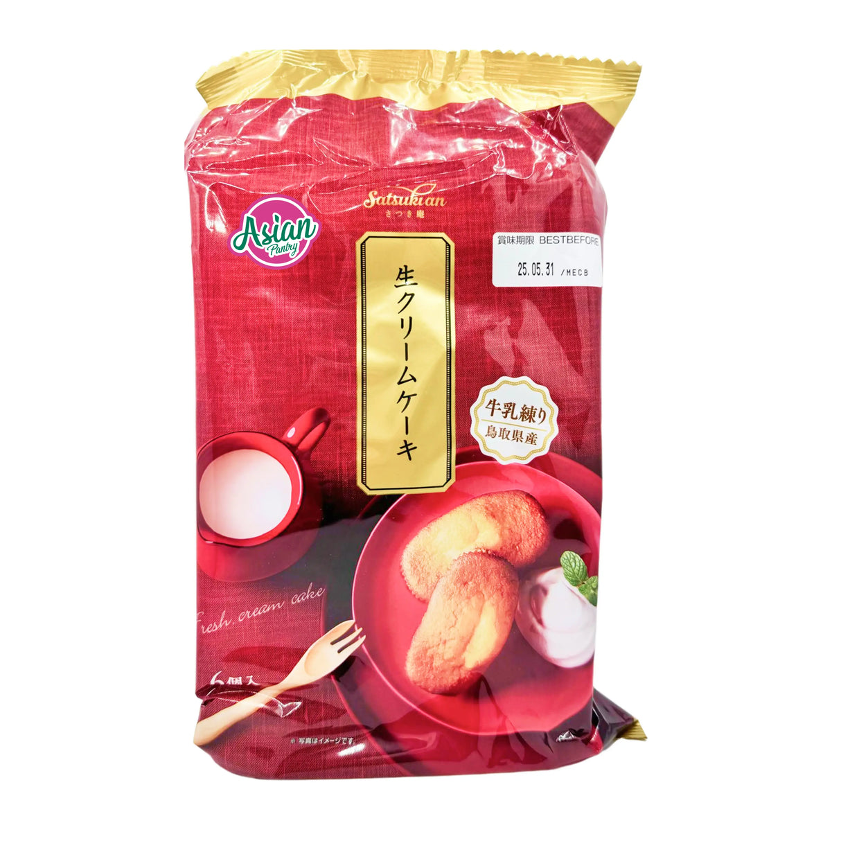 Satsukian's Fresh Cream Cake 6pcs 192g