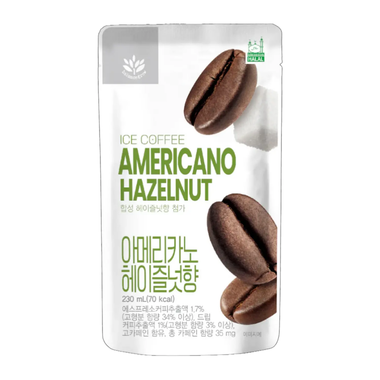 Balance Grow Ice Coffee Americano Hazelnut 230ml