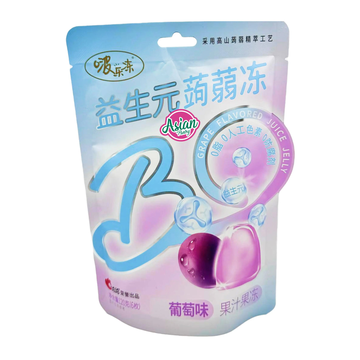 Chacha Konjac Jelly Grape Flavour 120g (BBD: 03/01/2026)