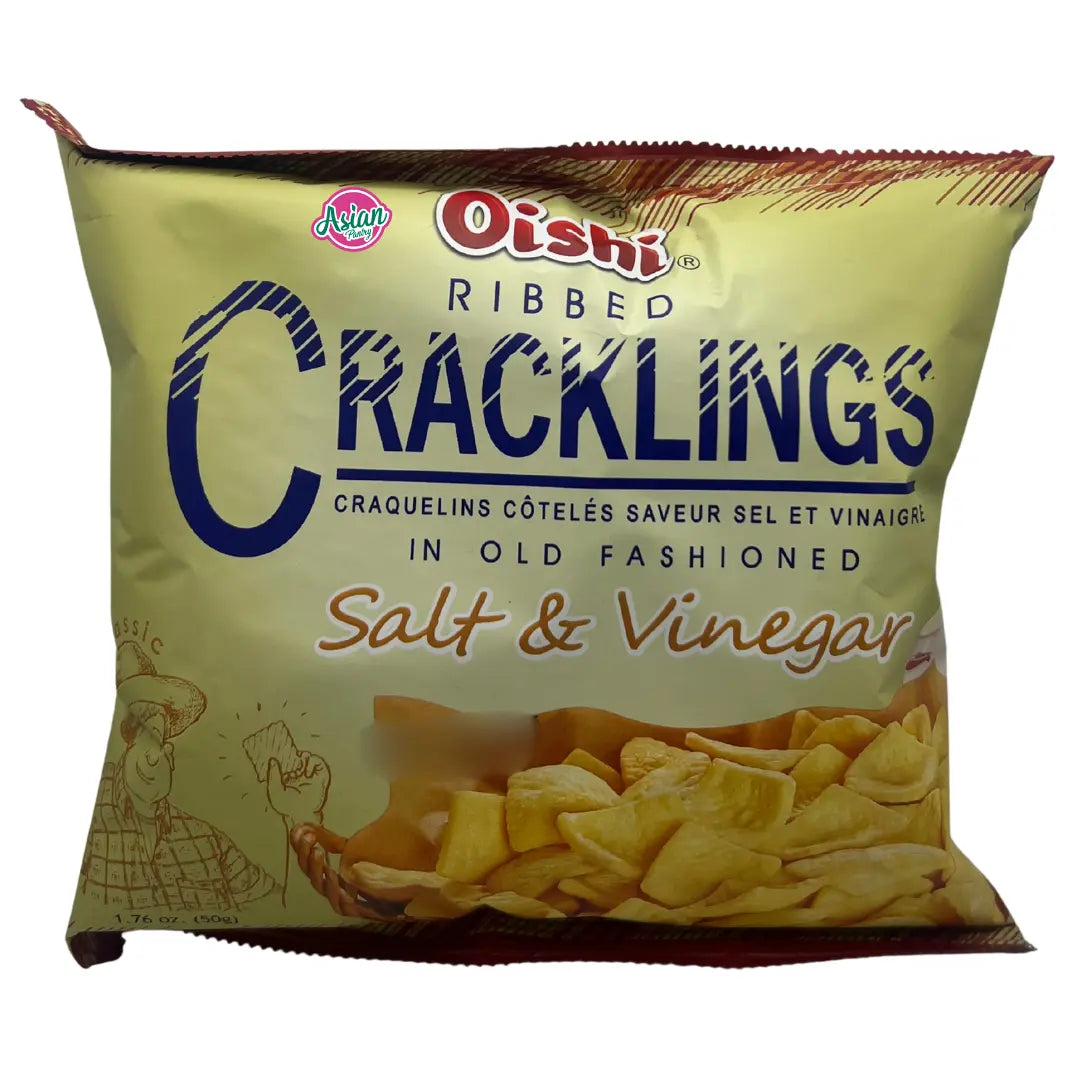 Oishi Cracklings Salt & Vinegar 50g