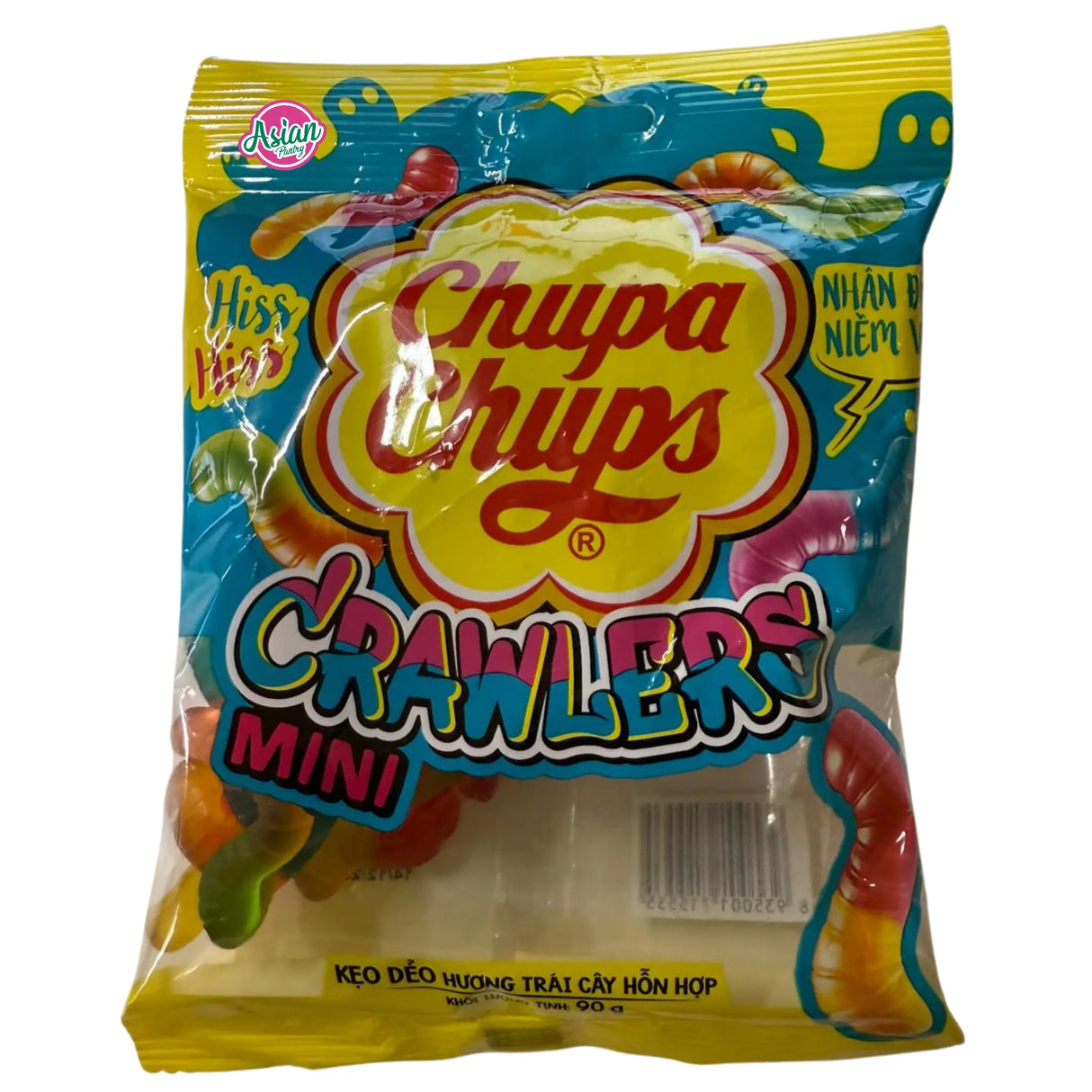 Chupa Chups Mini Crawlers Jelly Candy - Aneka Perisa Buah 90g