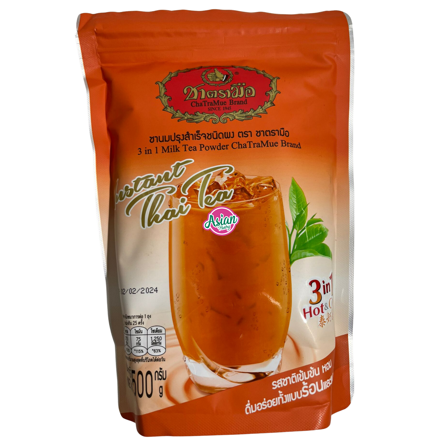 Teh Thai Segera ChaTraMue Panas dan Sejuk 3in1 500g