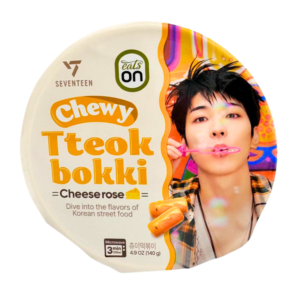HY SEVENTEEN Chewy Tteokbokki Rose Cheese (Random Member) 140g