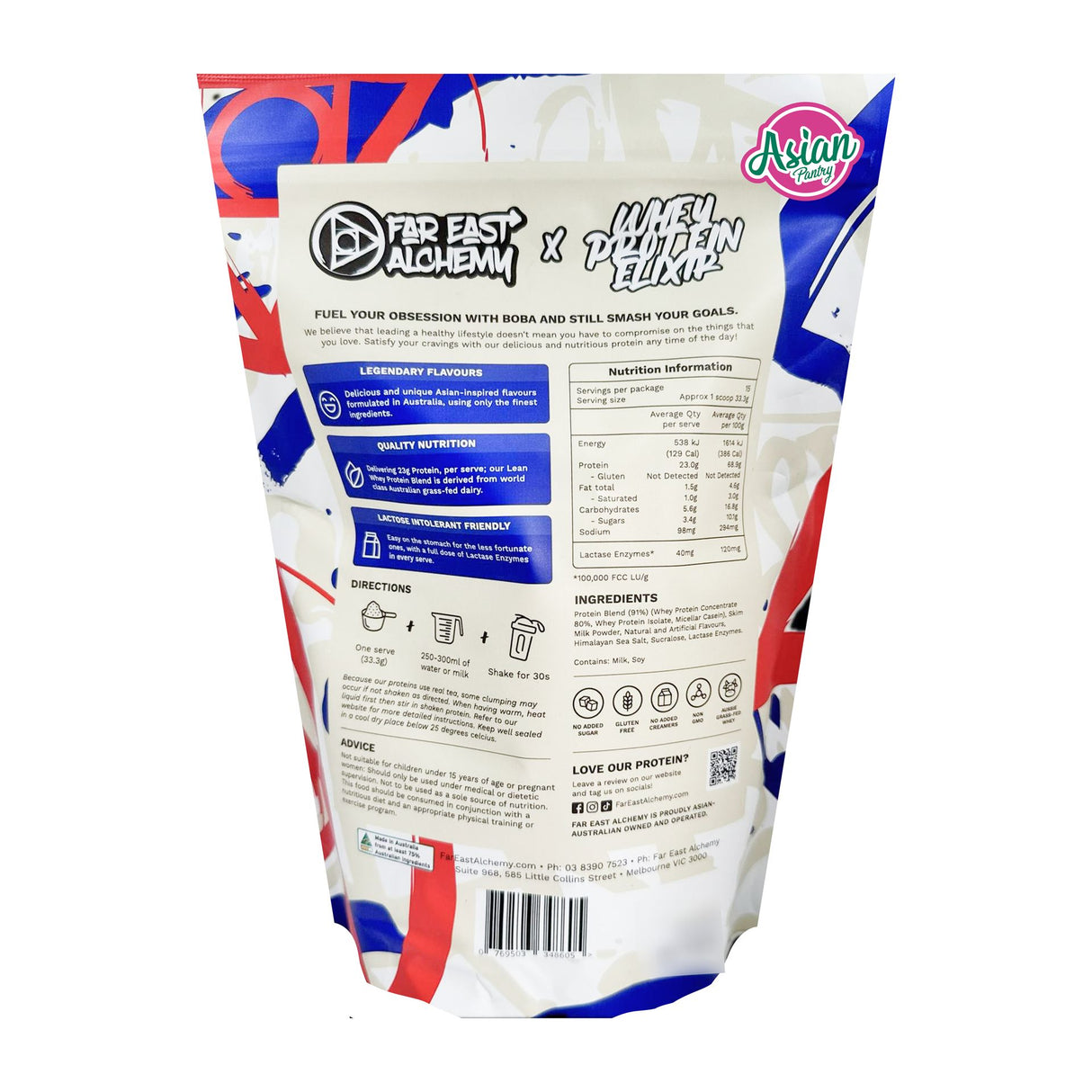 Far East Alchemy Whey Protein Elixir White Bunny 500g