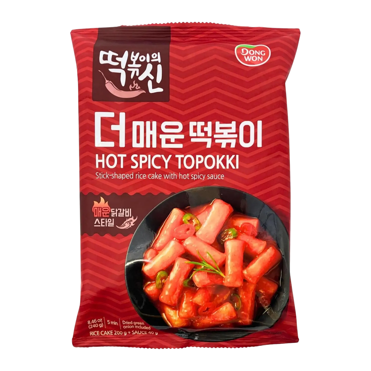 Dongwon Hot & Spicy Tteokbokki Pouch 240g