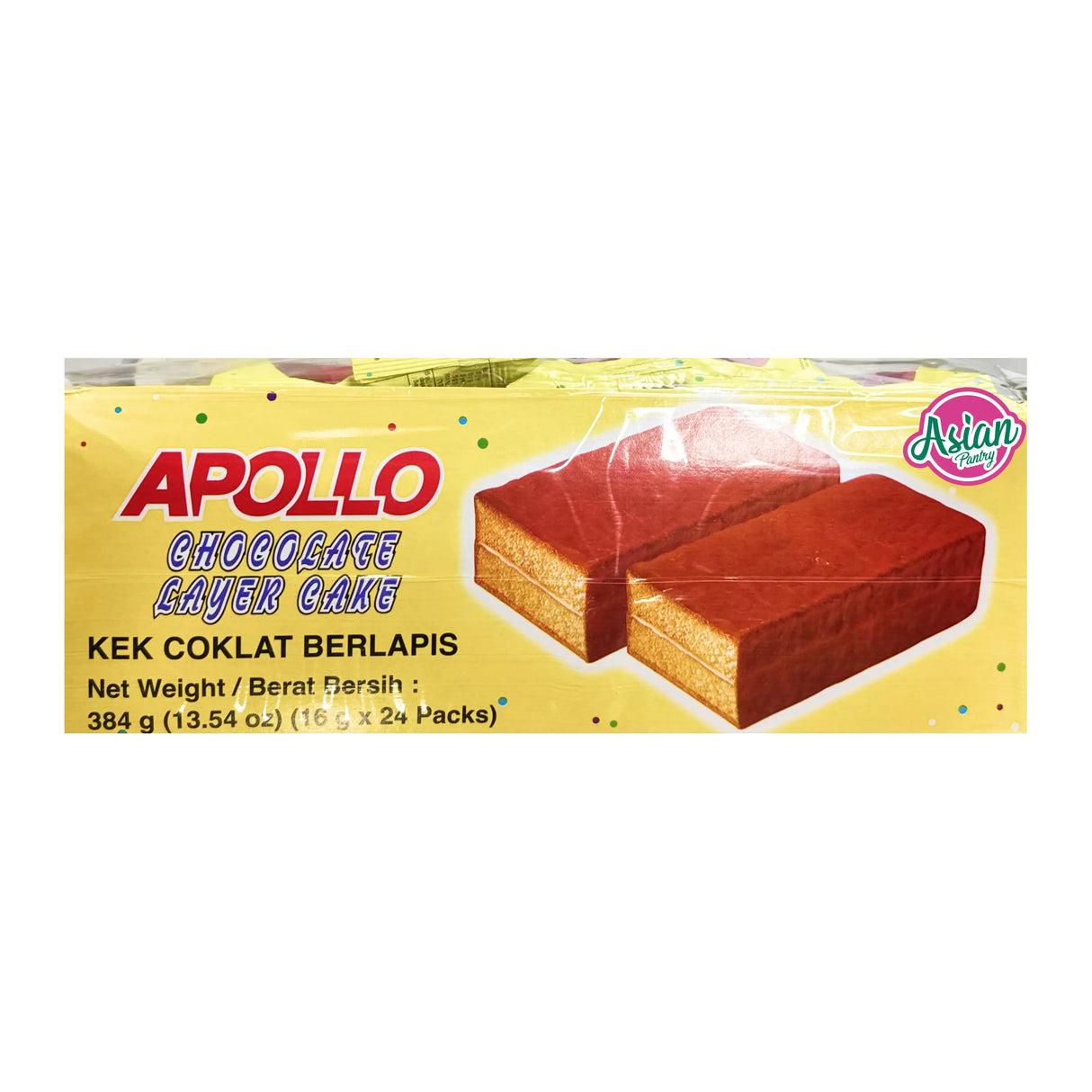 Apollo Layer Cake (Chocolate) (16g * 24 Packs)