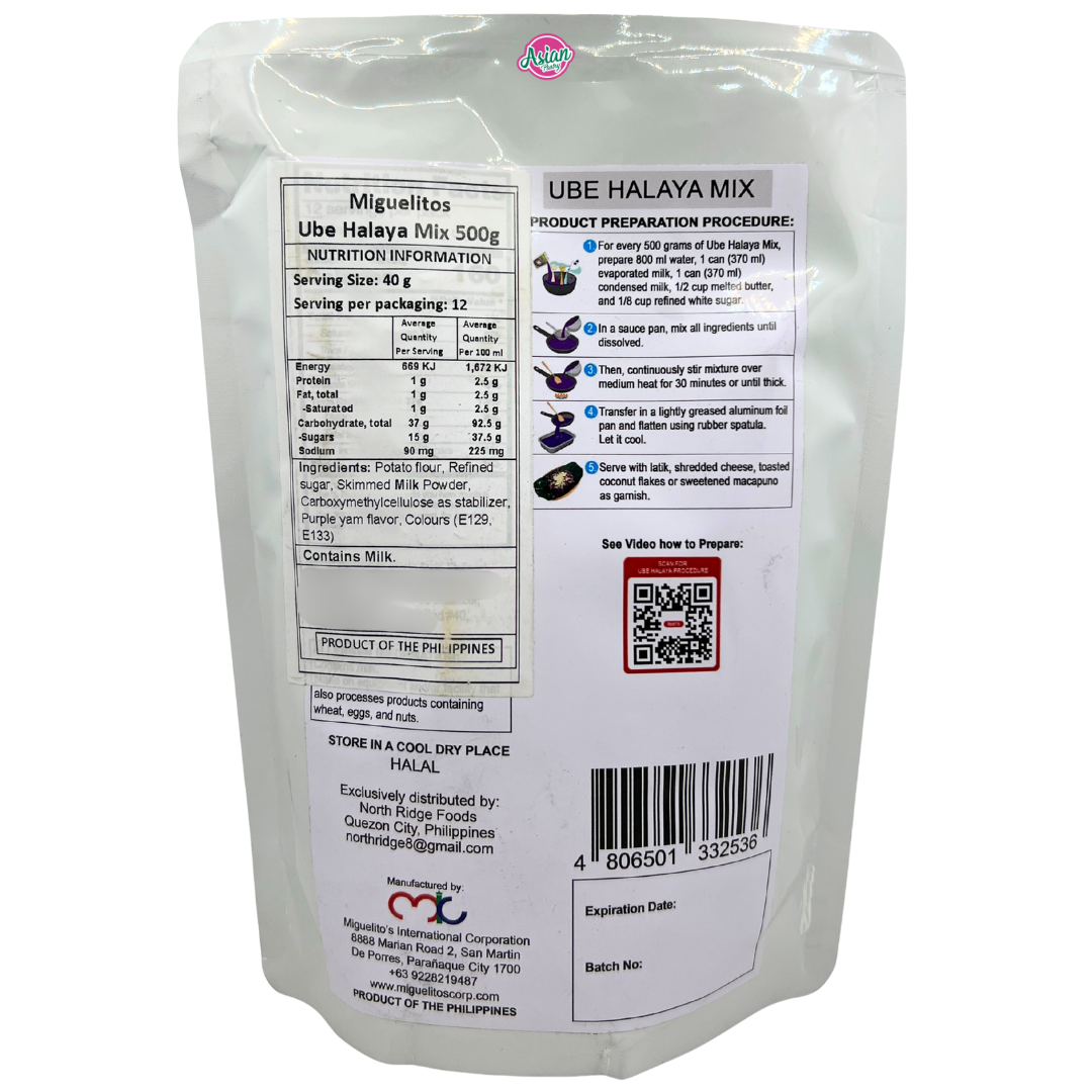 Miguelitos Ube Halaya Mix 500g