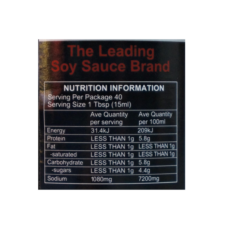 Pearl River Bridge Superior Light Soy Sauce 600ml Nutritional Information & Ingredients