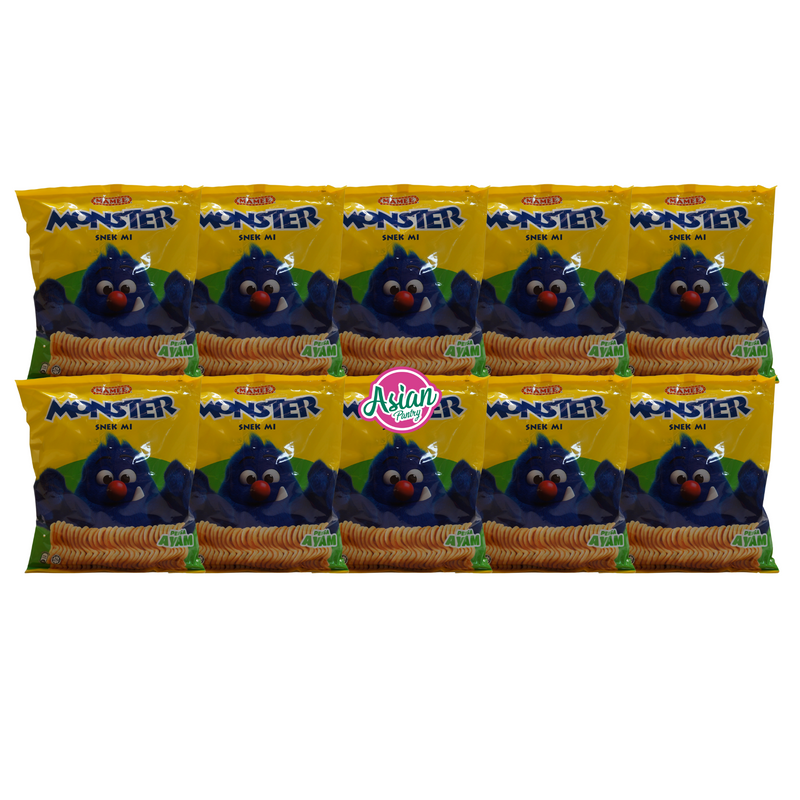 Mamee Monster Noodle Snack Chicken 8pk 200g