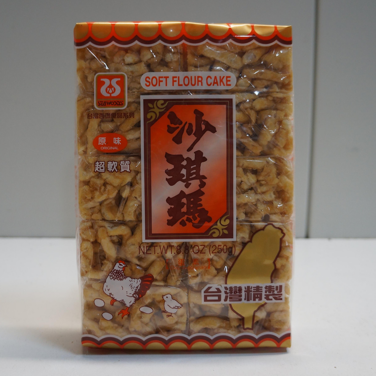 Seawodds Soft Flour Cake Original Flavour 250g Front