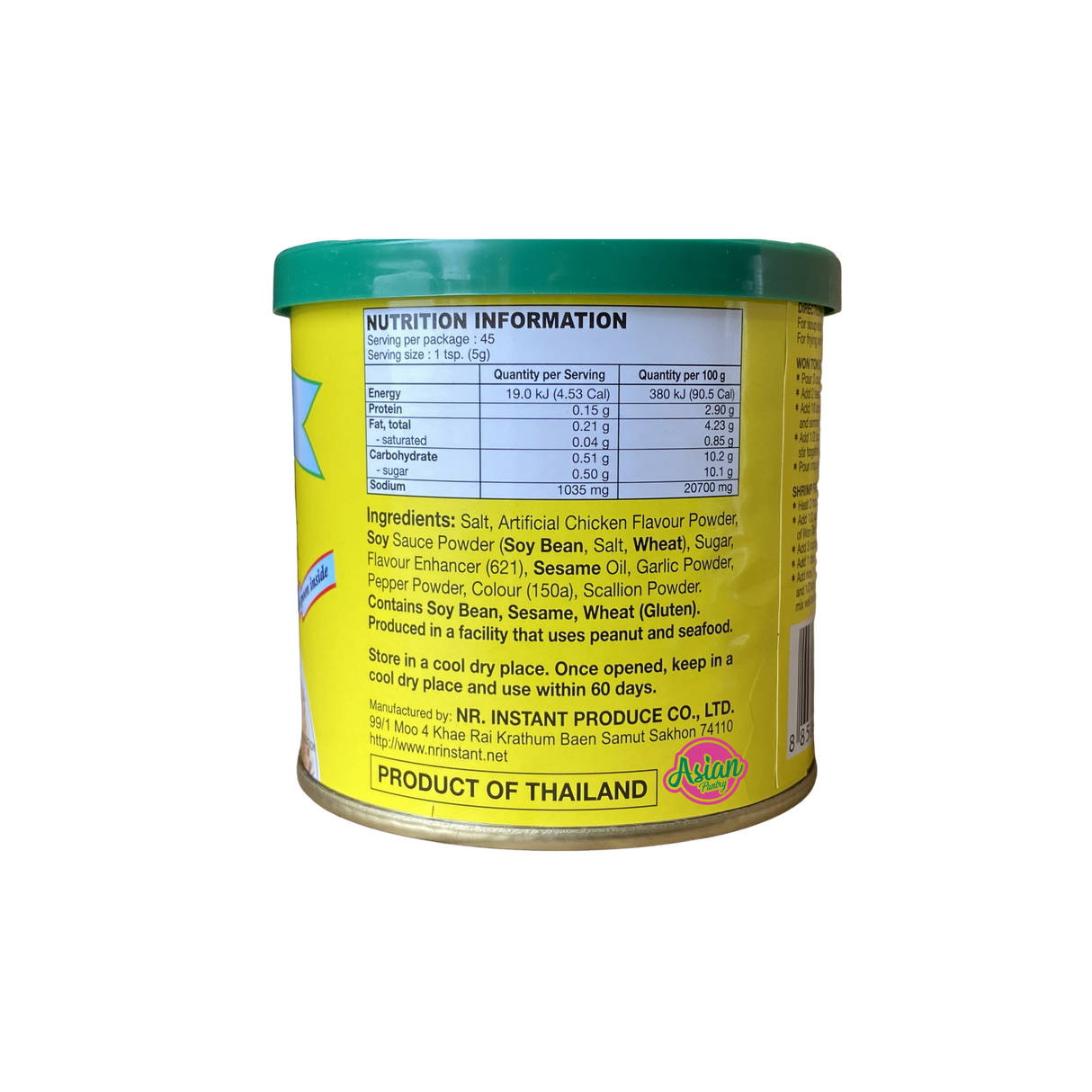 Lee Brand Won Ton Soup Base Mix 227g Back