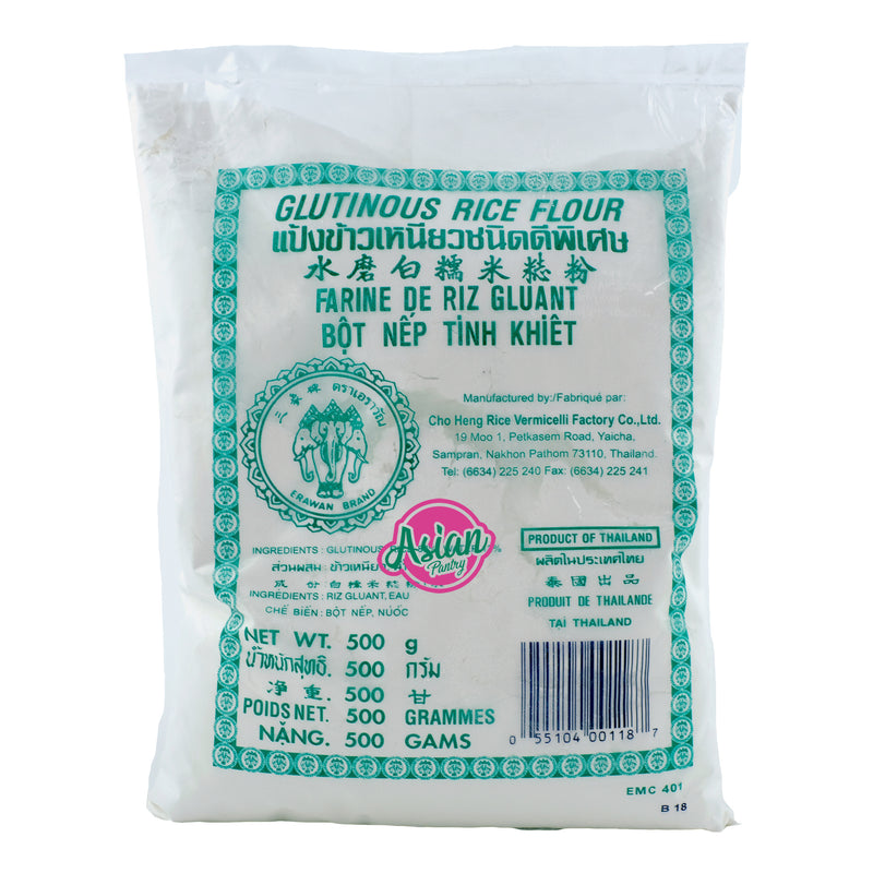Erawan Glutinous Rice Flour 500g Front