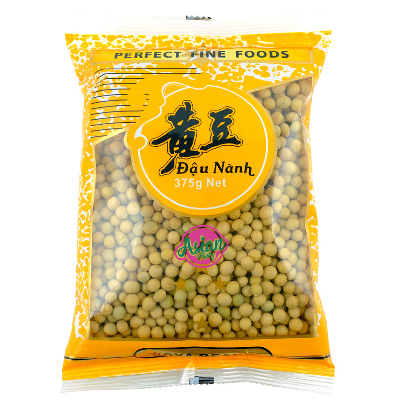 Perfect Fine Foods Soya Beans 375g Front