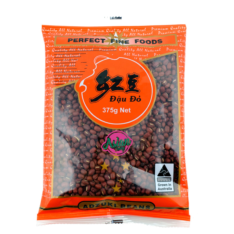 Perfect Fine Foods Adzuki Red Beans 375g Front