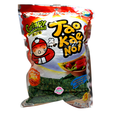 Tao Kae Noi Crispy Seaweed Hot & Spicy 32g Front
