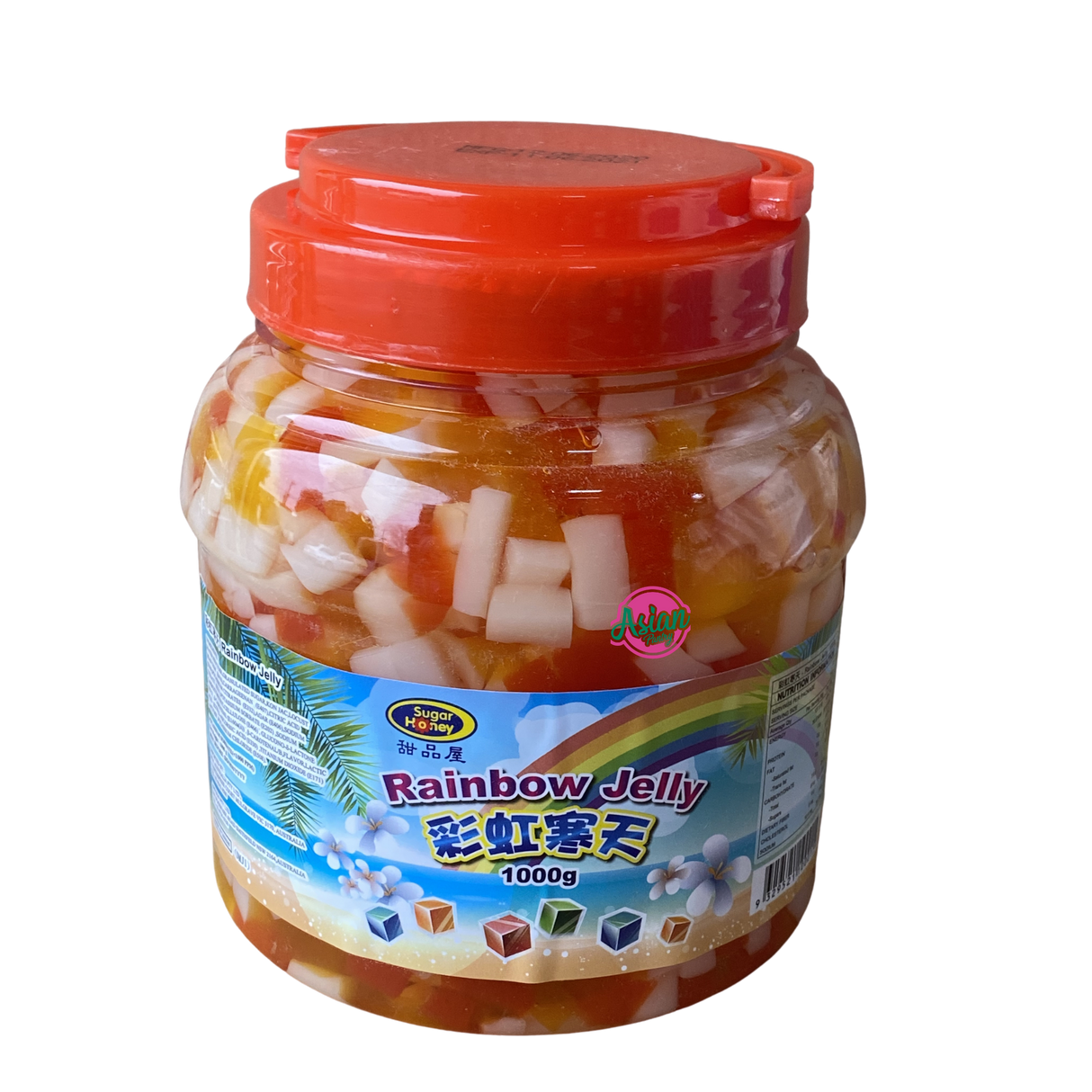 Sugar Honey Rainbow Jelly 1000g Front