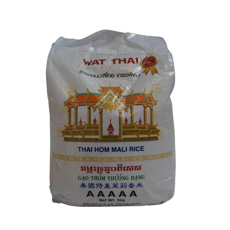 Wat Thai Thai Premium Jasmine Rice 5kg Front