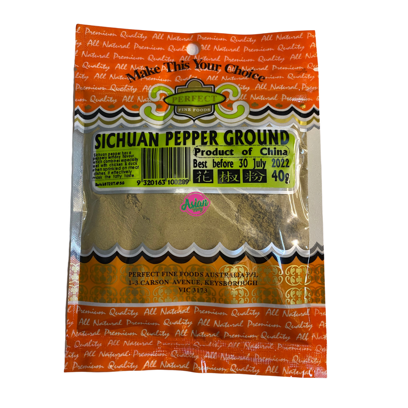 Perfect Fine Foods Sichuan Pepper Ground 40g Front