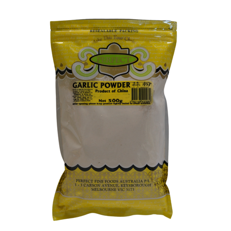 Perfect Fine Foods Garlic Powder 500g Front
