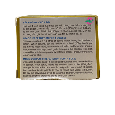 Bao Long Hu Tieu Nam Vang Seasoning 75g Back