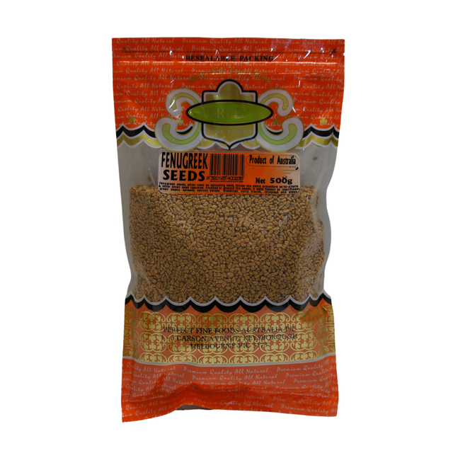 Perfect Fine Foods Fenugreek Seeds 500g Front