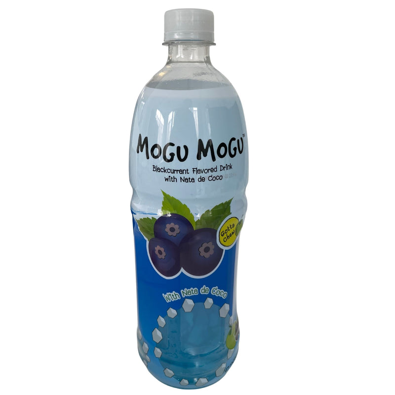 Mogu Mogu Blackcurrent Juice with Nata De Coco 1000ml Front