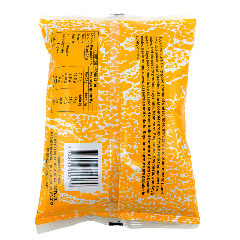 Perfect Fine Foods Soya Beans 375g Back