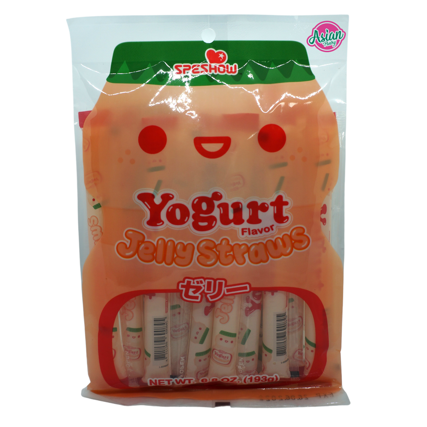 Speshow Yoghurt Flavour Jelly Straws 193g Front