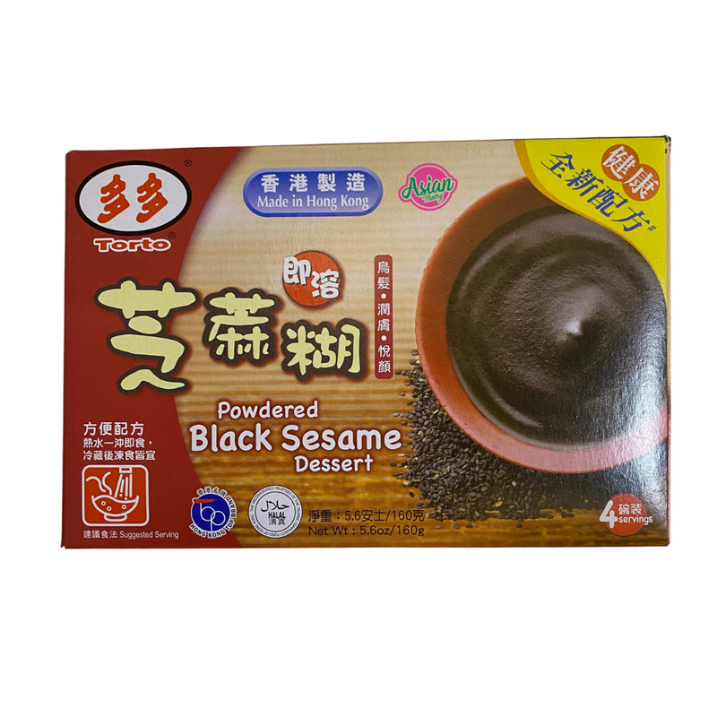 Torto Powdered Black Sesame Dessert 160g Front