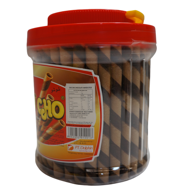 Cho Cho Chocolate Wafer Sticks 500g Back