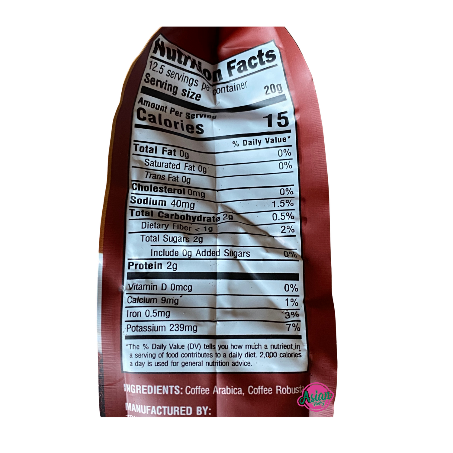 Trung Nguyen Ground Coffee no.4 250g Back