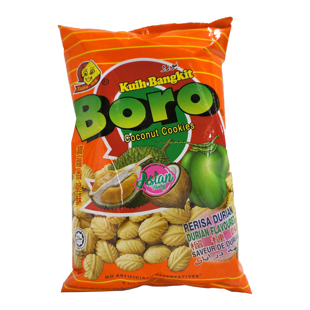 Boro Coconut Cookies DURIAN 90g Front