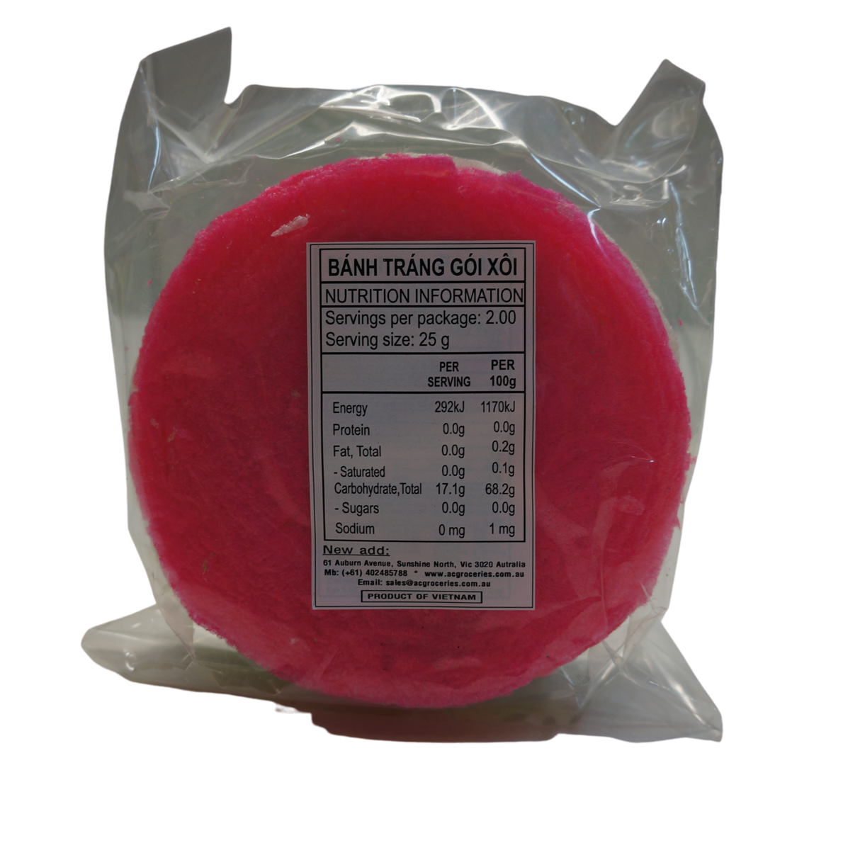 All Cultures Tapioca Paper Coloured 50g Back