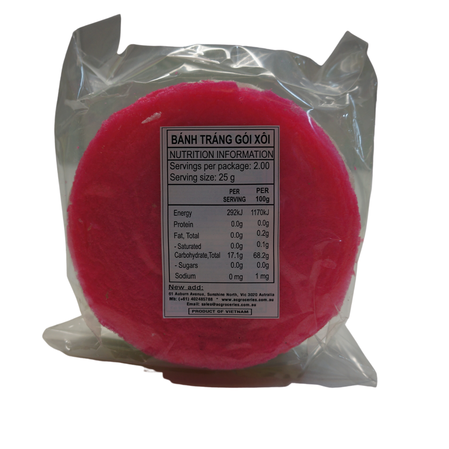All Cultures Tapioca Paper Coloured 50g Back