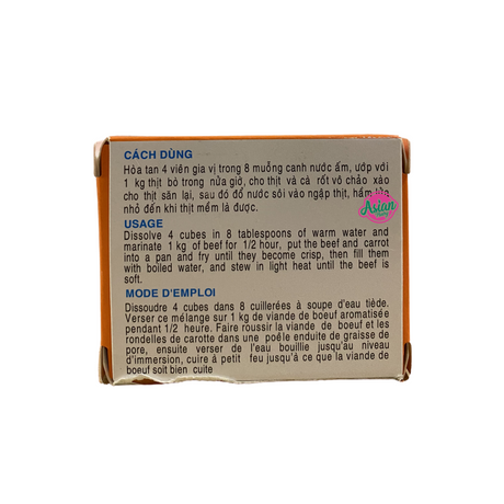 Bao Long Bo Kho Seasoning 75g Back